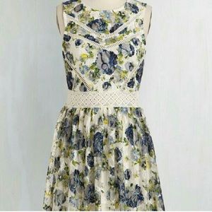 ModCloth floral lace dress